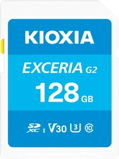 KIOXIA EXCERIA G2 R100/W50 SDXC 128GB, UHS-I U3, Class 10