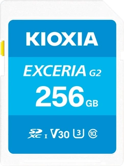 KIOXIA EXCERIA G2 R100/W50 SDXC 256GB, UHS-I U3, Class 10