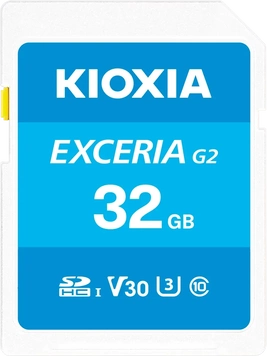 KIOXIA EXCERIA G2 R100/W50 SDHC 32GB, UHS-I U3, Class 10