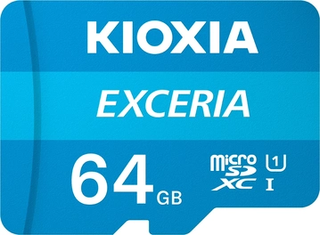 KIOXIA EXCERIA R100 microSDXC 64GB Kit, UHS-I U1, Class 10