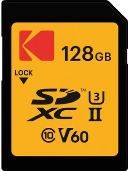 Kodak SD Ultra Pro Performance R300/W110 SDXC 128GB, UHS-II U3, Class 10