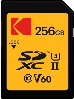 Kodak SD Ultra Pro Performance R300/W110 SDXC 256GB, UHS-II U3, Class 10
