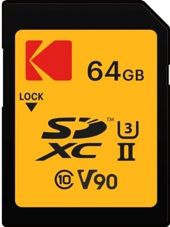 Kodak SD Ultra Pro Performance R300/W270 SDXC 64GB, UHS-II U3, Class 10