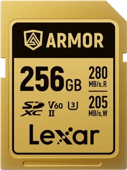 Lexar Armor Gold R280/W205 SDXC 256GB, UHS-II U3, Class 10