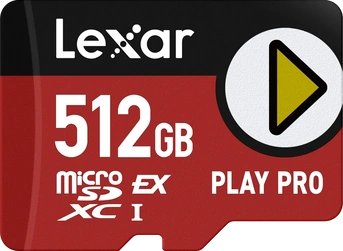 Lexar PLAY PRO R900/W600 microSDXC Express 512GB, Class 10, SD Express EX I