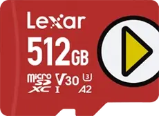 Lexar PLAY R150 microSDXC 512GB, UHS-I U3, A2, Class 10