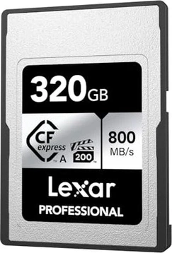 Lexar Professional SILVER R800/W700 CFexpress 2.0 Type A 320GB