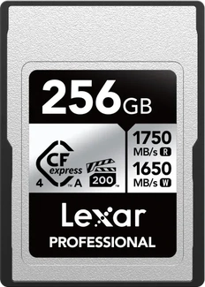 Lexar Professional SILVER R1750/W1650 CFexpress 4.0 Type A 256GB