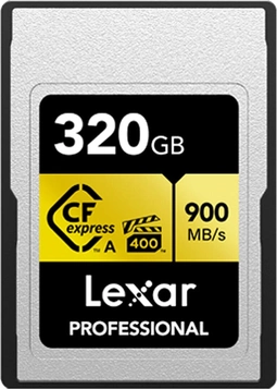 Lexar Professional GOLD R900/W800 CFexpress 2.0 Type A 320GB
