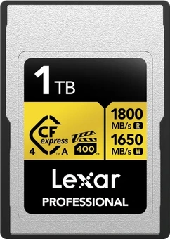 Lexar Professional GOLD R1800/W1650 CFexpress 4.0 Type A 1TB