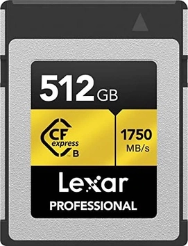 Lexar Professional GOLD R1750/W1500 CFexpress 2.0 Type B 512GB