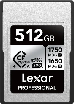 Lexar Professional SILVER R1750/W1650 CFexpress 4.0 Type A 512GB