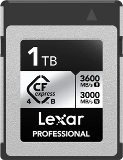 Lexar Professional SILVER R3600/W3000 CFexpress 4.0 Type B 1TB