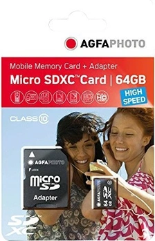Lupus Imaging AgfaPhoto High Speed R45/W15 microSDXC 64GB Kit, UHS-I U1, Class 10