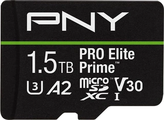 PNY Pro Elite Prime R200/W150 microSDXC 1.5TB Kit, UHS-I U3, A2, Class 10