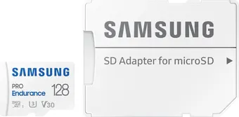 Samsung PRO Endurance R100/W40 microSDXC 128GB Kit, UHS-I U3, Class 10