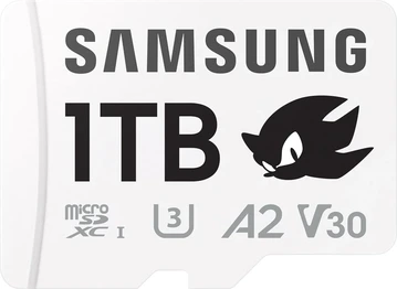 Samsung PRO Plus R180/W130 microSDXC 1TB Sonic the Hedgehog Kit, UHS-I U3, A2, Class 10