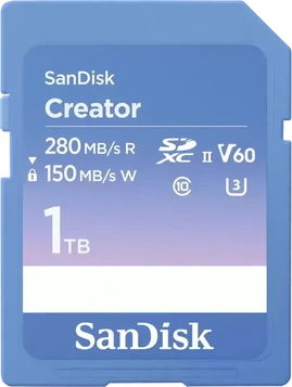 SanDisk Creator R280/W150 SDXC 1TB, UHS-II U3, Class 10