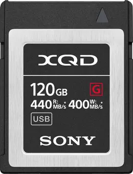 Sony G-Series R440/W400 XQD Card 120GB
