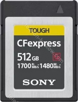 Sony TOUGH CEB-G Series R1700/W1480 CFexpress Type B 512GB