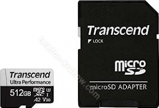 Transcend 340S R160/W125 microSDXC 512GB Kit, UHS-I U3, A2, Class 10