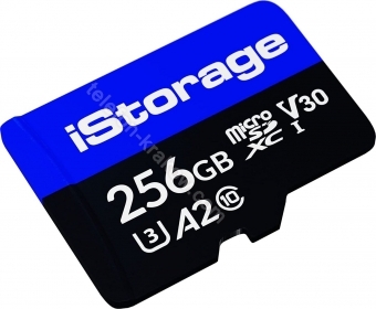 iStorage microSDXC 256GB, UHS-I U3, A2, Class 10