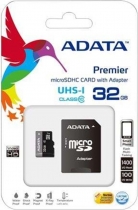 ADATA Premier microSDHC 32GB Kit, UHS-I U1, Class 10