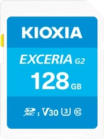 KIOXIA EXCERIA G2 R100/W50 SDXC 128GB, UHS-I U3, Class 10