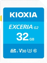 KIOXIA EXCERIA G2 R100/W50 SDHC 32GB, UHS-I U3, Class 10