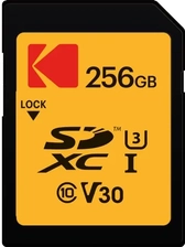 Kodak SD Ultra Pro Performance R100/W85 SDXC 256GB, UHS-I U3, Class 10