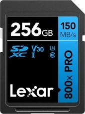 Lexar BLUE Series 800x PRO R150/W45 SDXC 256GB, UHS-I U3, Class 10