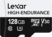 Lexar High-Endurance R100/W45 microSDXC 128GB, UHS-I U3, Class 10