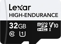 Lexar High-Endurance R100/W30 microSDHC 32GB, UHS-I, Class 10