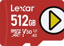 Lexar PLAY R150 microSDXC 512GB, UHS-I U3, A2, Class 10