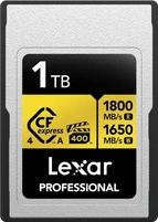 Lexar Professional GOLD R1800/W1650 CFexpress 4.0 Type A 1TB