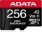 ADATA High-Endurance R100/W80 microSDXC 256GB Kit, UHS-I U3, A2, Class 10