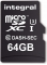Integral Dash Cam and Security Camera R95/W60 microSDXC 64GB Kit, UHS-I U3, Class 10
