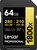 Lexar Professional 1800x Gold Series R280/W210 SDXC 64GB, UHS-II U3, Class 10, 2er-Pack