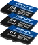 PNY Pro Elite High Endurance R100 microSDXC 64GB Kit, UHS-I U3, A2, Class 10, 3er-Pack