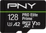 PNY Pro Elite Prime R200/W150 microSDXC 128GB USB-Kit, UHS-I U3, A2, Class 10