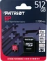 Patriot EP R90 microSDXC 512GB Kit, UHS-I U3, A1, Class 10