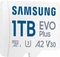 Samsung EVO Plus 2024 R160 microSDXC 1TB Kit, UHS-I U3, A2, Class 10