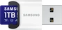 Samsung PRO Plus R180/W130 microSDXC 1TB USB-Kit, UHS-I U3, A2, Class 10