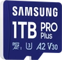 Samsung PRO Plus R180/W130 microSDXC 1TB USB-Kit, UHS-I U3, A2, Class 10