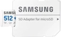 Samsung PRO Plus R180/W130 microSDXC 512GB Sonic the Hedgehog Kit, UHS-I U3, A2, Class 10