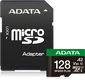 ADATA SPEED PLUS R180/W160 microSDXC 128GB Kit, UHS-I...