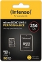 Intenso Performance R90 microSDXC 256GB Kit, UHS-I U1, Class 10