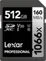 Lexar Professional 1066x Silver Series R160/W120 SDXC 512GB, UHS-I U3, Class 10