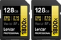 Lexar Professional 1800x Gold Series R280/W210 SDXC...
