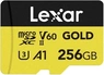 Lexar Professional GOLD R280/W180 microSDXC 256GB Kit,...